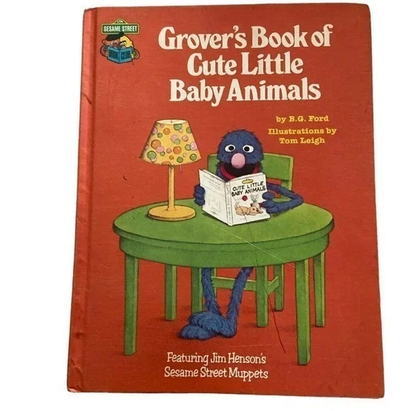 Sesame Street Books Vintage Lot.‎ Book Club Books. Grover, Muppets, 1980s - Picture 3 of 6